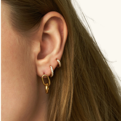 ALEXANDRIA Golden Earrings