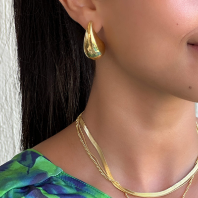 ELLA Teardrop Earrings | Gold