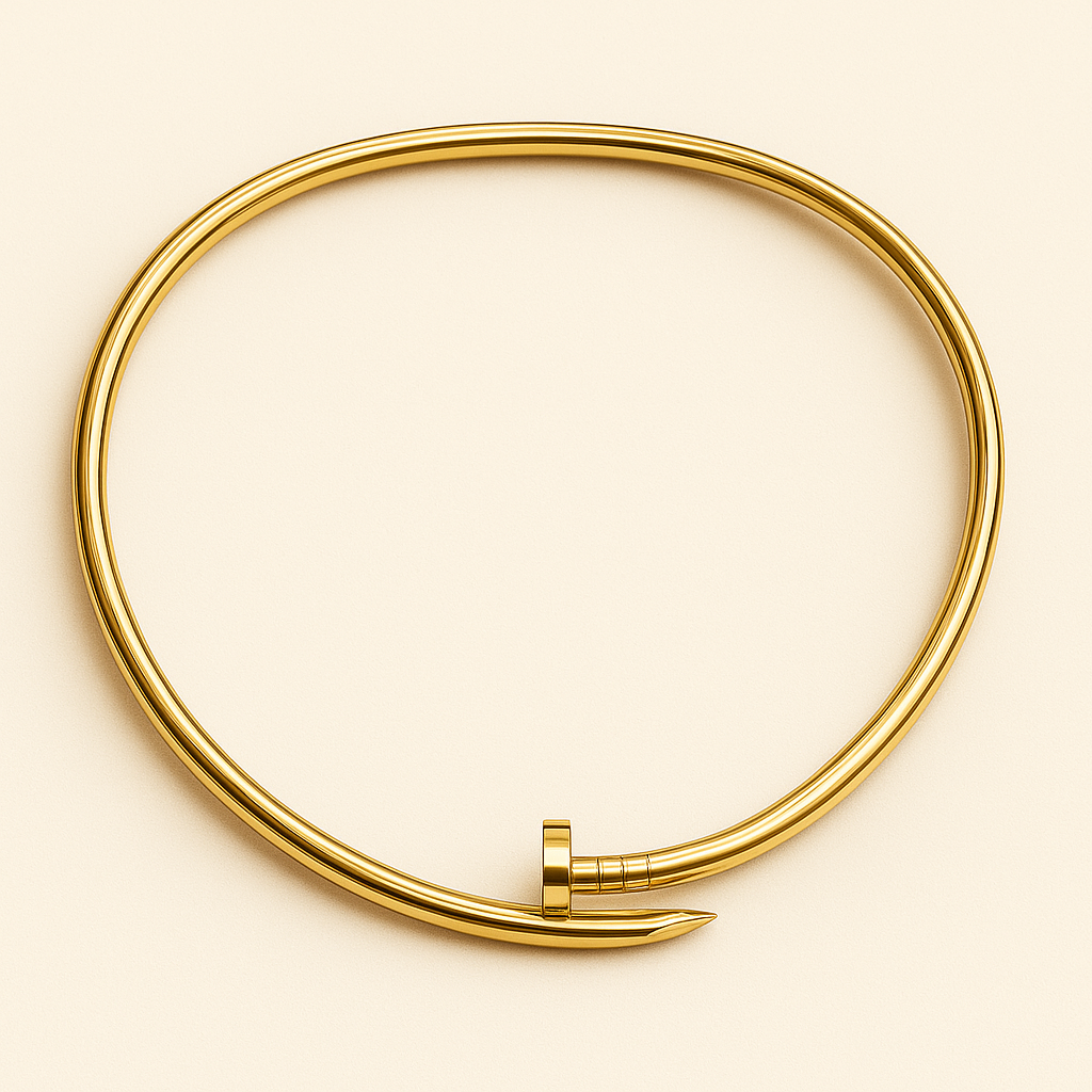 NAIL Golden Necklace